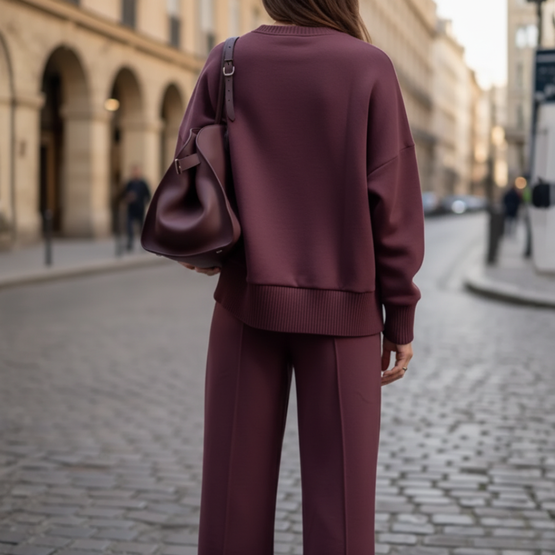 Damen Strick Set Oberteil und Hose | Vestea