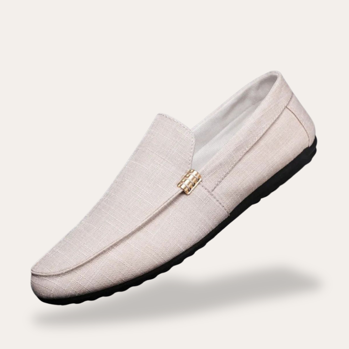 Herren Orthopädische Leinen Slipper Mokassins Schuhe | Vestea