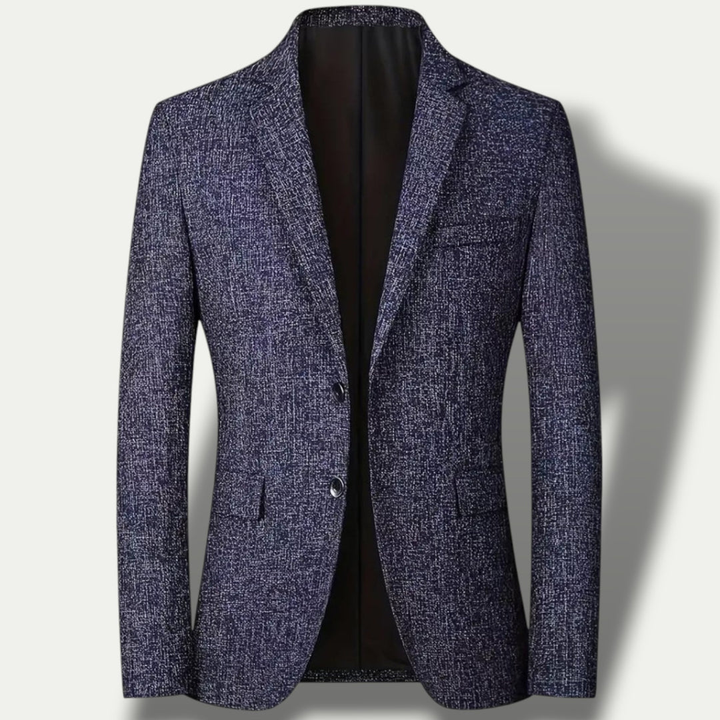 Herren Slim Fit Anzug Sakko Wolle Mélange | Vestea