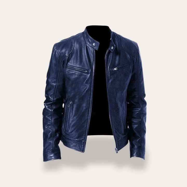 Leder Bikerjacke für Herren | Vestea