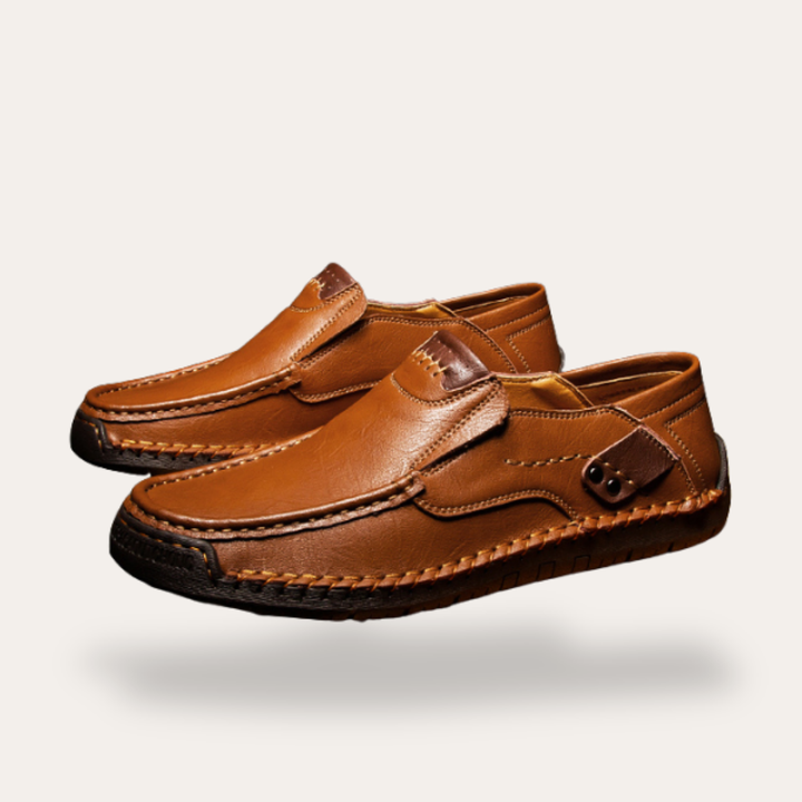 Orthopädische Herren Lederschuhe Slip-On Komfort | Vestea