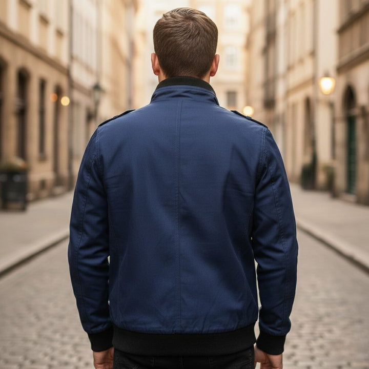 Herren Bomberjacke mit Reißverschluss winddicht lässig | Vestea