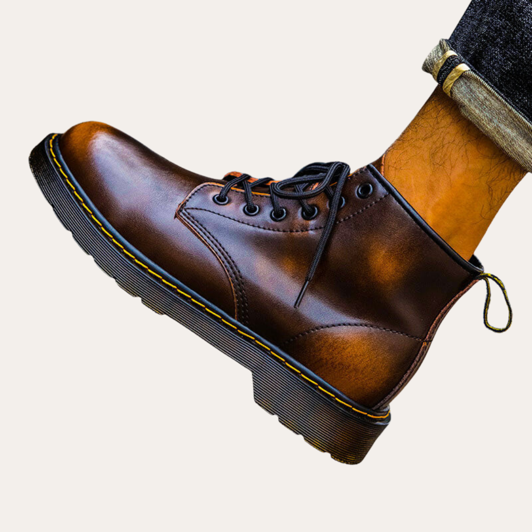 Orthopädische Lederstiefel für Herren | Vestea
