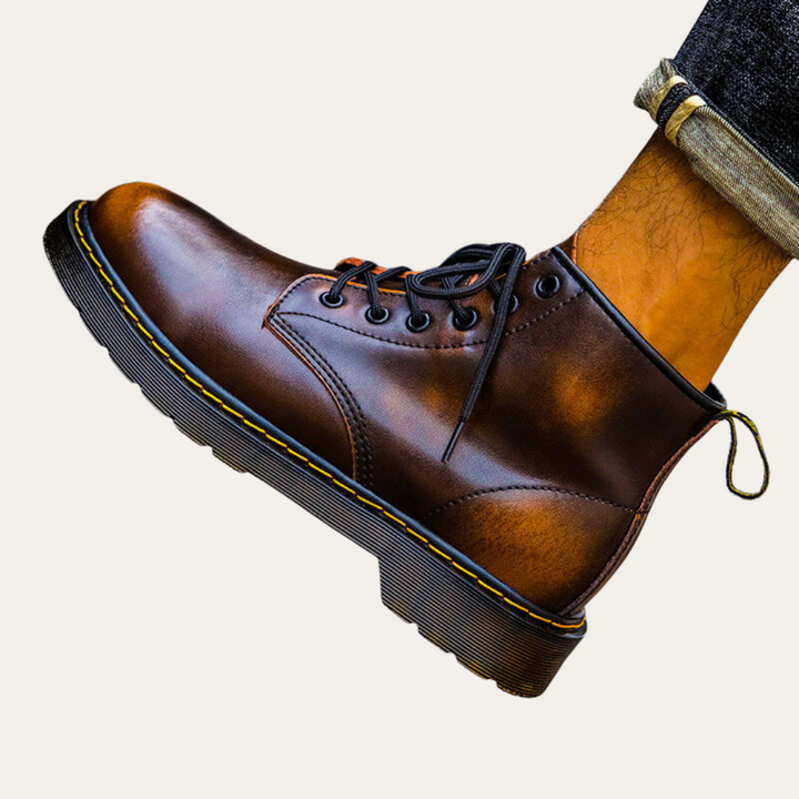 Orthopädische Lederstiefel für Herren | Vestea