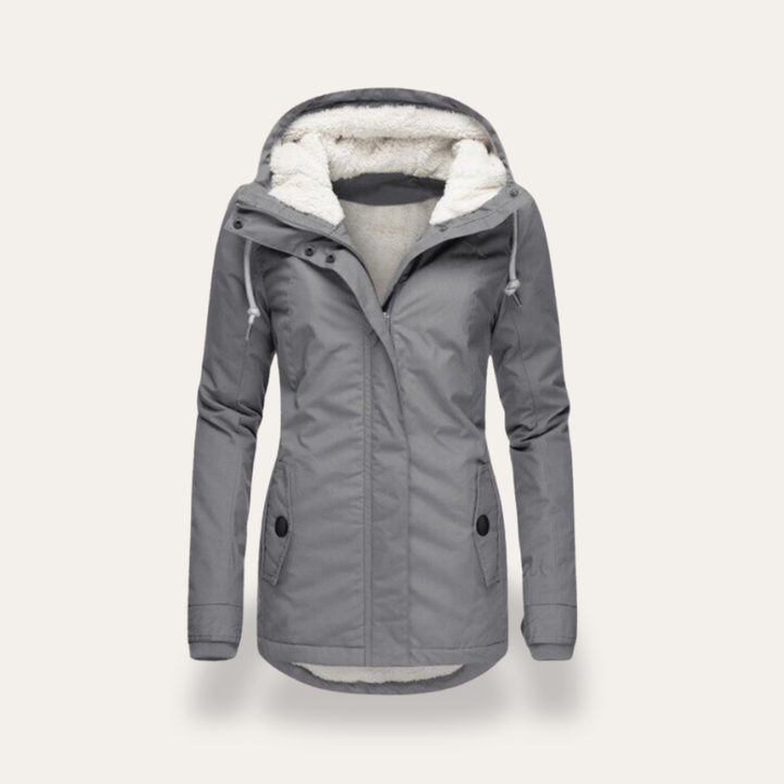 Damen Winterjacke wasserdicht mit Fleecefutter und Kapuze – verschiedene Farben | Vestea