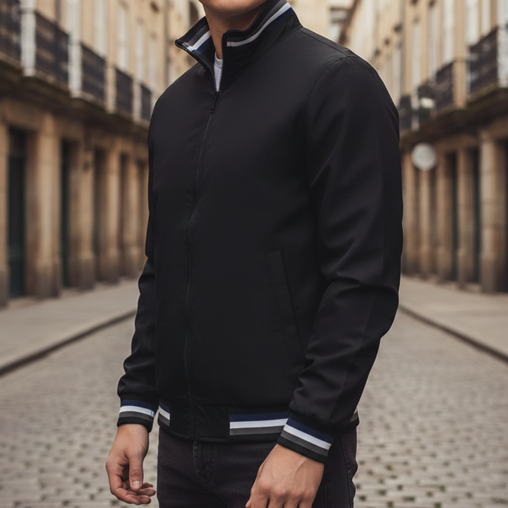 Herren Bomberjacke mit Reißverschluss sportliche Jacke | Vestea