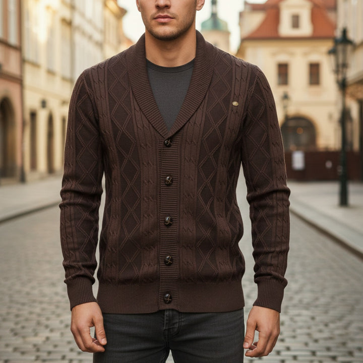 Herren-Cardigan mit Knöpfen | Vestea