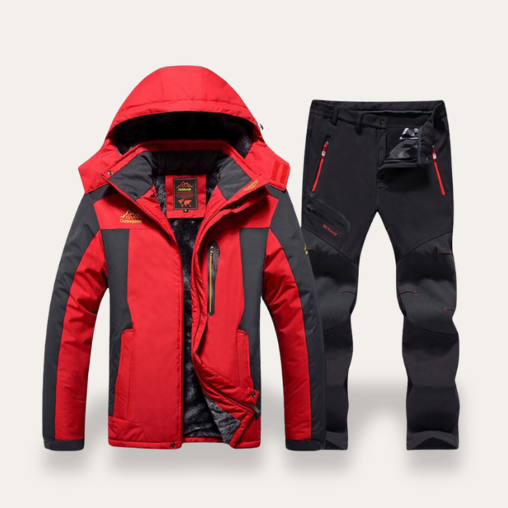 Herren Outdoor Winterjacke & Thermohose Set Funktionskleidung | Vestea
