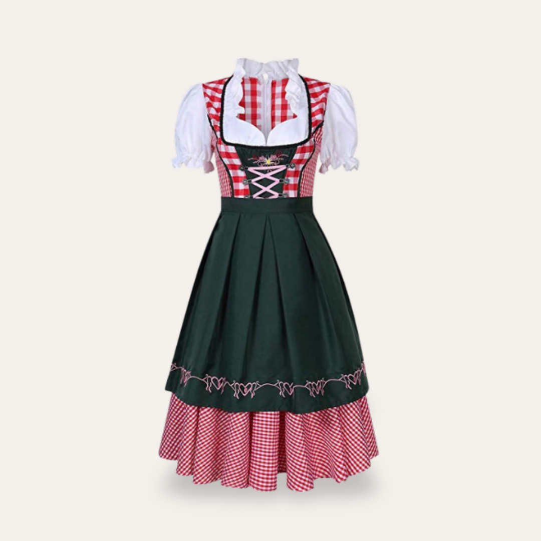 Damen Dirndl Kleid Traditionell Festlich | Vestea