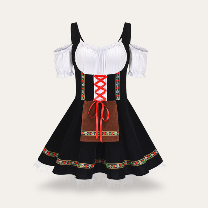 Damen Dirndl Kleid Kostüm Traditionell | Vestea