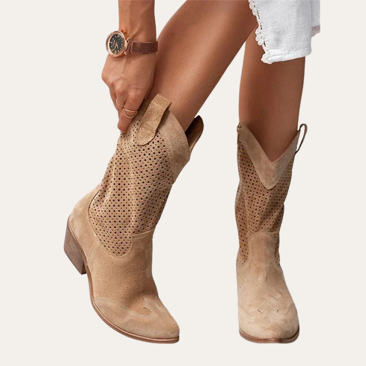Damen Orthopädische Western Stiefel | Vestea