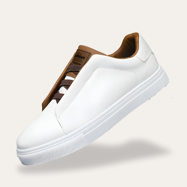 Herren Sneaker Low Cut Ortopedico mit Lederdetails Freizeit | Vestea
