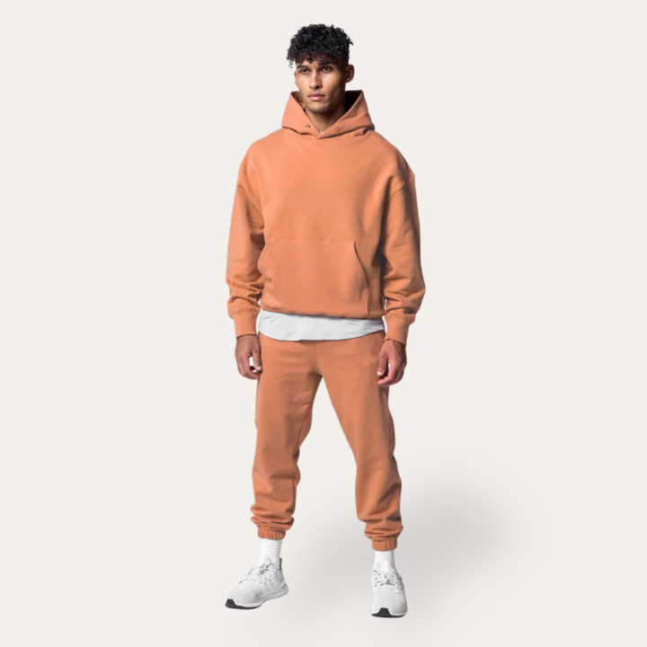 Herren Jogginganzug Hoodie Zweiteiler Freizeit Set Kapuze | Vestea