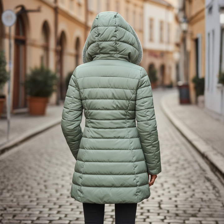 Winter Daunenjacke für Damen mit Kapuze | Vestea