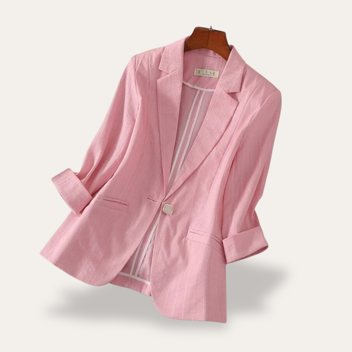 Damen Blazer Elegant Bürojacke Langarm | Vestea