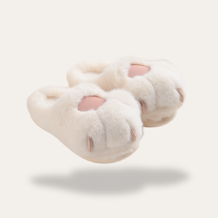 Orthopädische Damen Plüsch Tierpfoten Hausschuhe | Vestea