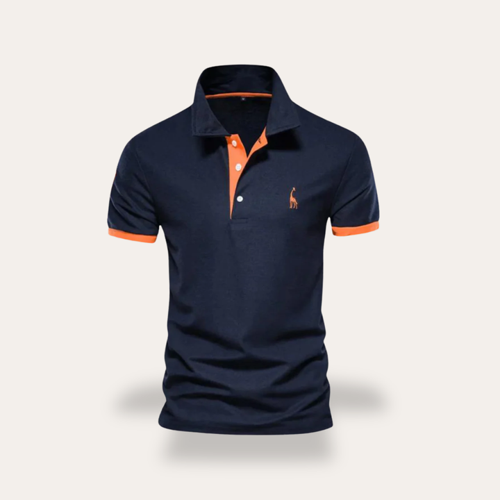 Herren Poloshirt Baumwolle Freizeit Kurzarm Shirt Slim Fit Kragen | Vestea