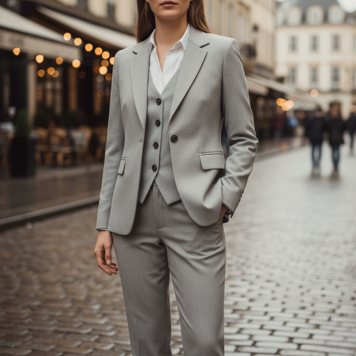 Damen Anzug mit Weste und Blazer | Vestea