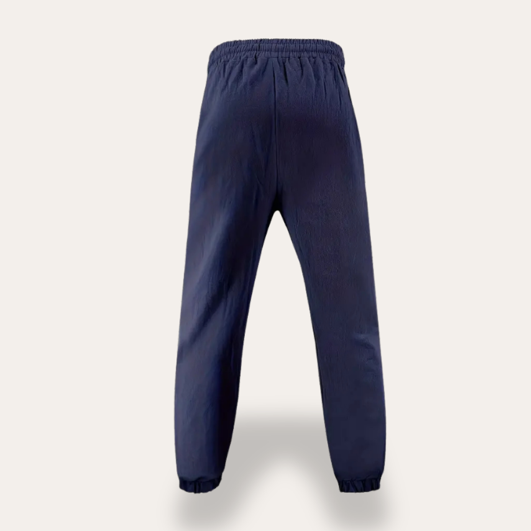 Herren Leinen Jogginghose , Atmungsaktive und bequeme Sommerhose für | Vestea