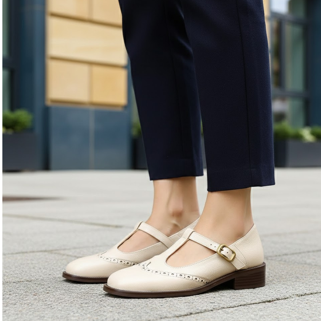 Chaussures à brides pour femmes Fermeture à boucle Semelle rembourrée