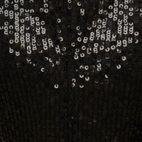 Women Long Sleeve Cocktail Dress Shimmer Finish