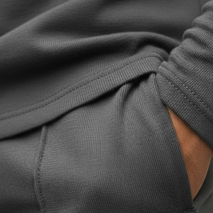 Conjunto de ropa casual para hombre tela de poliéster cintura elástica ropa de otoño