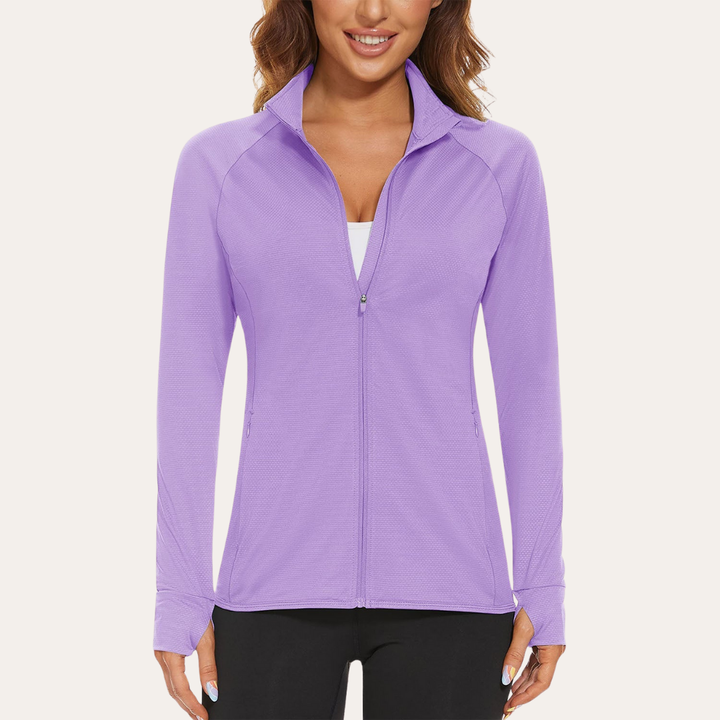Leichte UV-Schutzjacke für Damen mit Langarm | Vestea