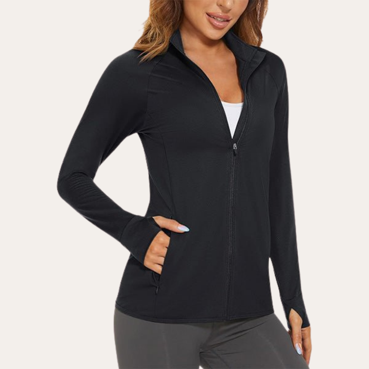 Leichte UV-Schutzjacke für Damen mit Langarm | Vestea