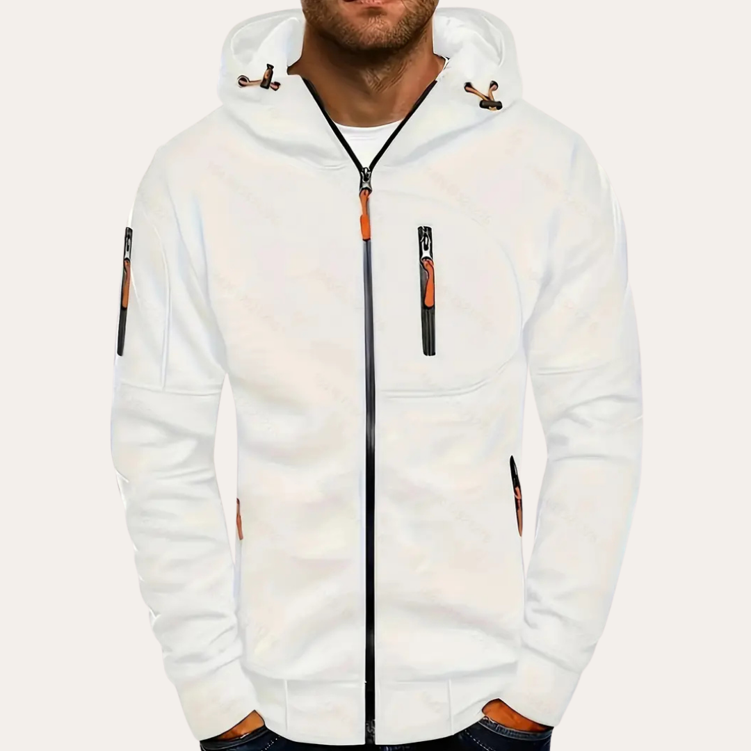 Herren Zip Hoodie mit Reißverschlüssen | Vestea