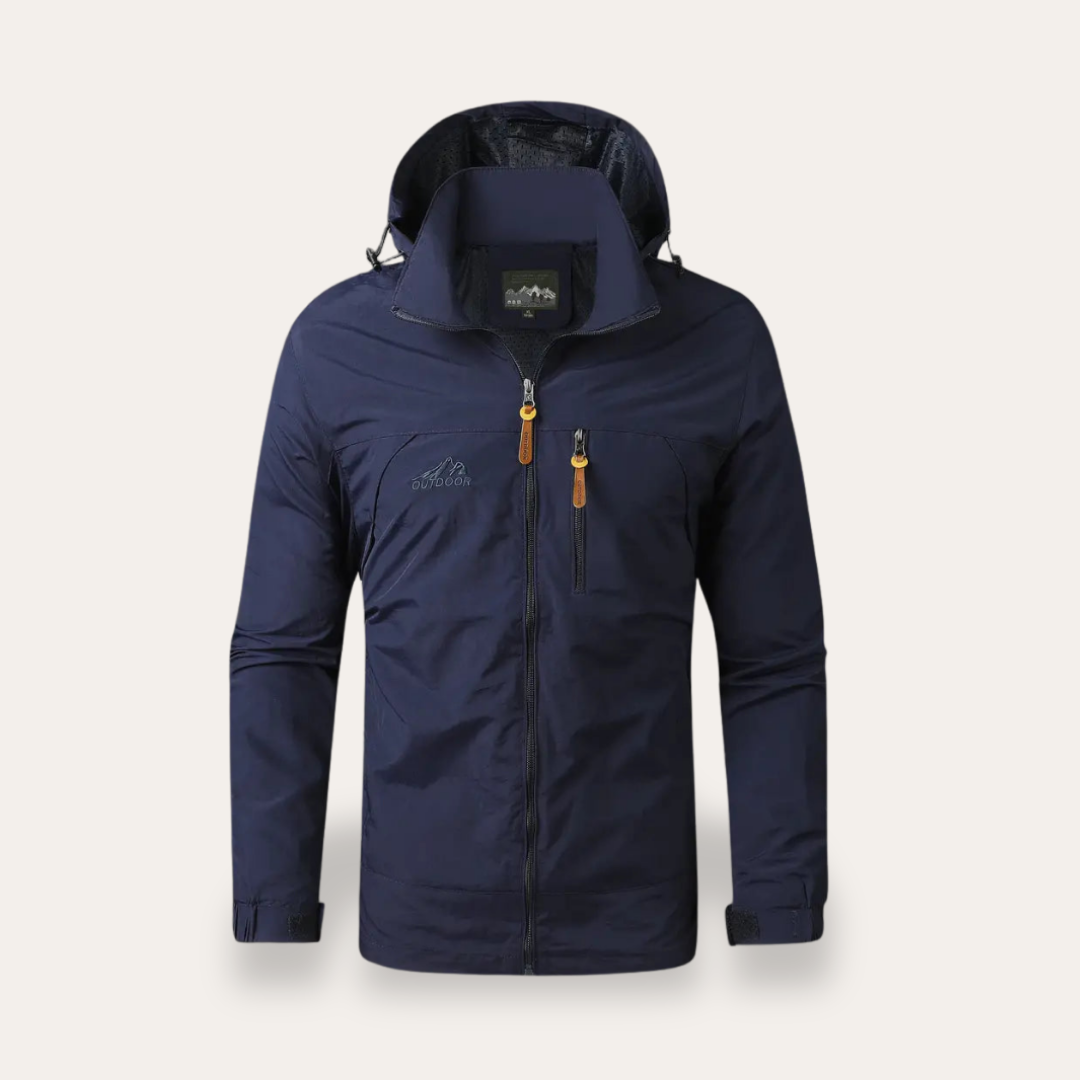Herren Outdoorjacke Wasserdicht Atmungsaktiv Winddicht Leicht | Vestea