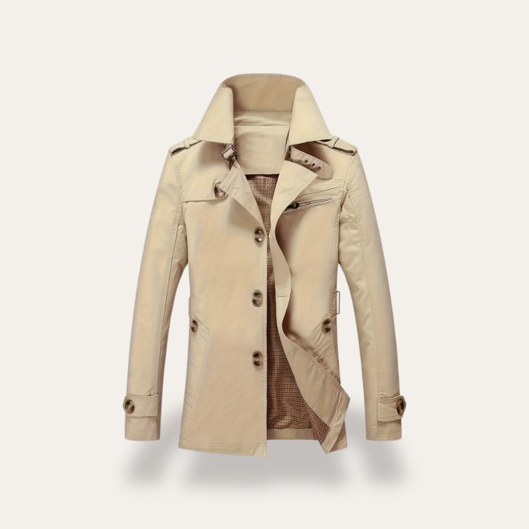 Herren Mantel Baumwolle Übergangsjacke | Vestea