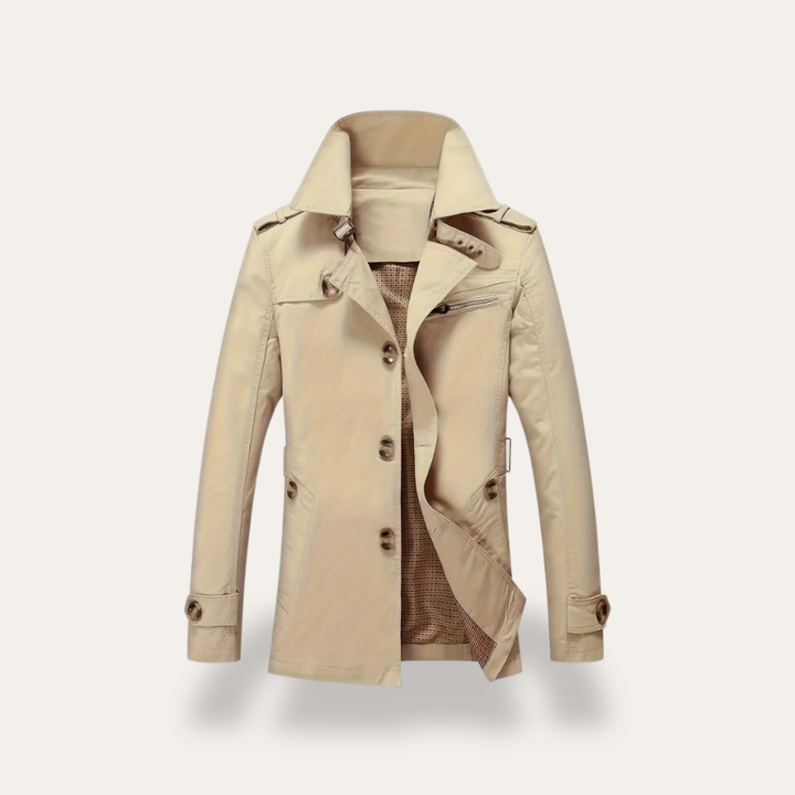 Herren Mantel Baumwolle Übergangsjacke | Vestea
