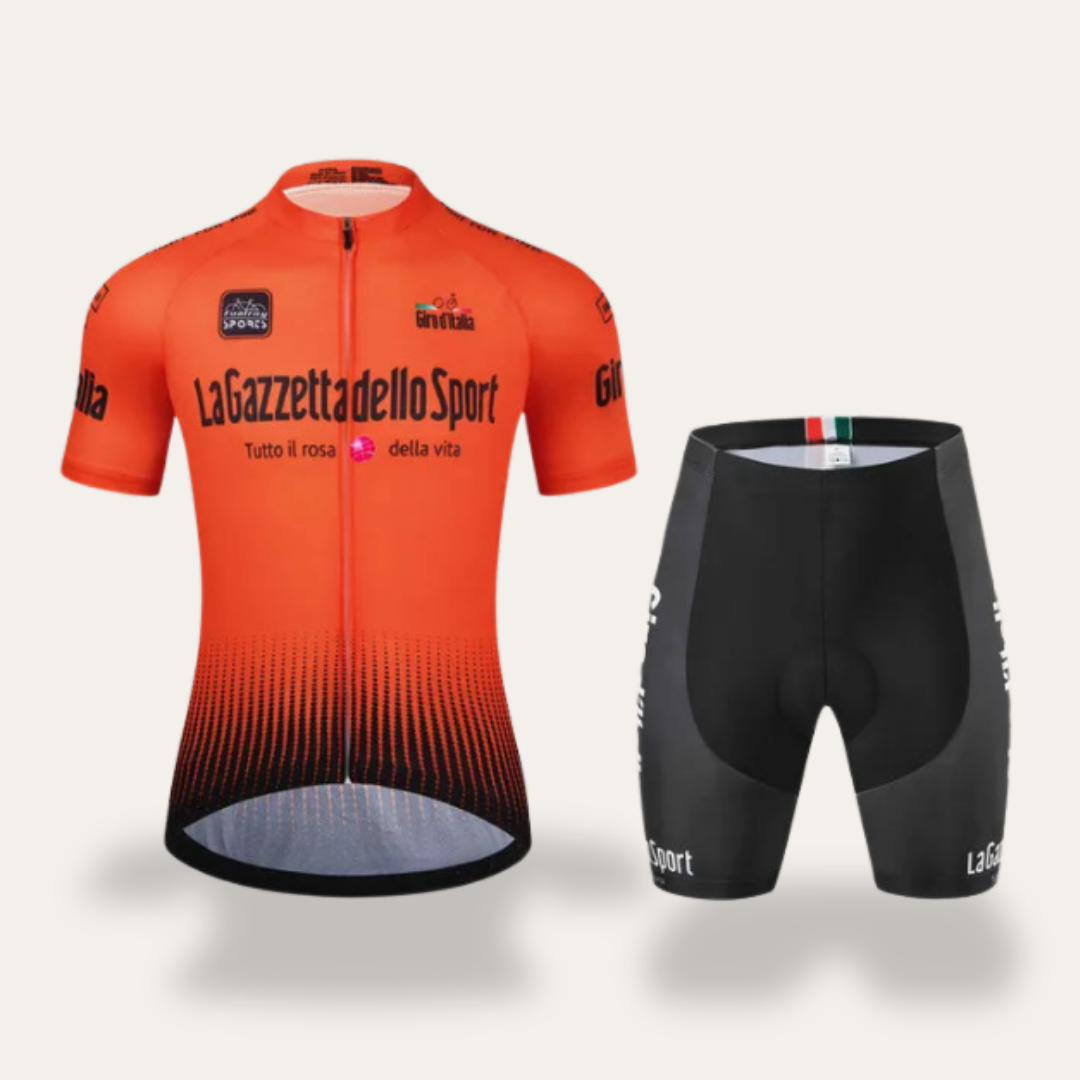 Herren Radsport Set Kurzarm Trikot mit Radhose Funktionskleidung | Vestea