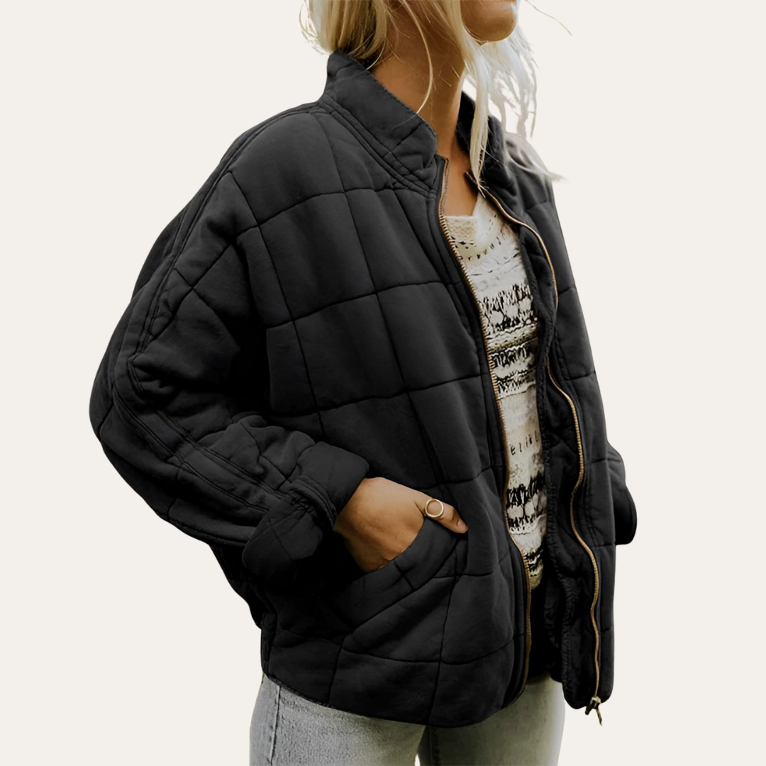 Damen Steppjacke mit Reißverschluss | Vestea