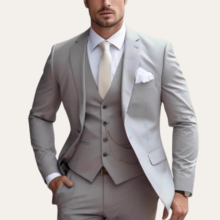Herren Anzug 3-Teilig Business Slim Fit | Vestea