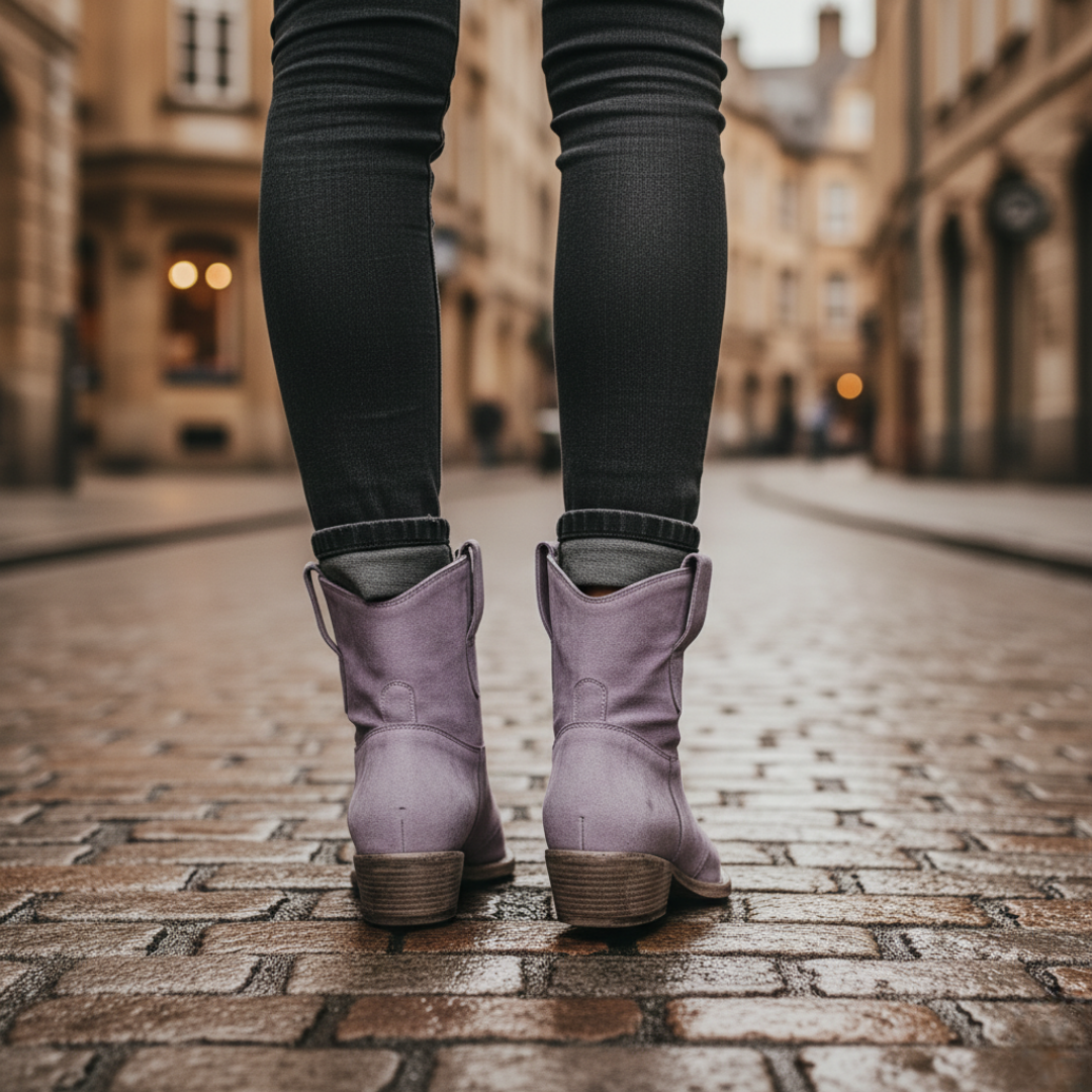 Damen Orthopädische Western-Stiefeletten Kurzschaft | Vestea