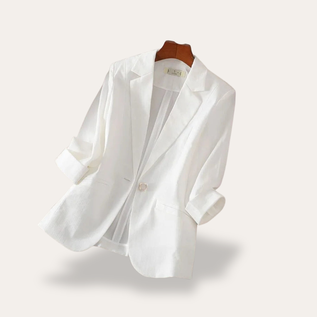Damen Blazer Elegant Bürojacke Langarm | Vestea