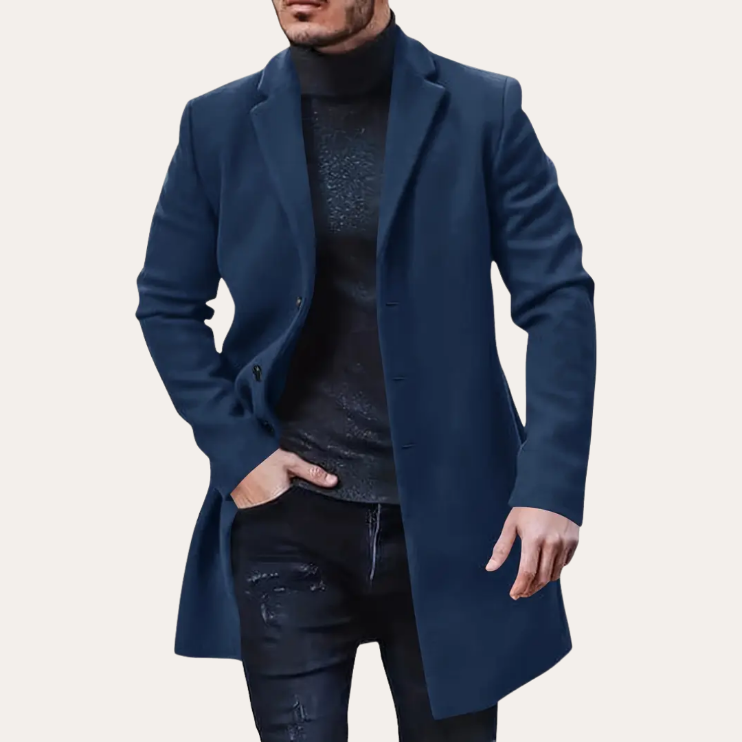 Herren Wollmantel Slim Fit | Vestea