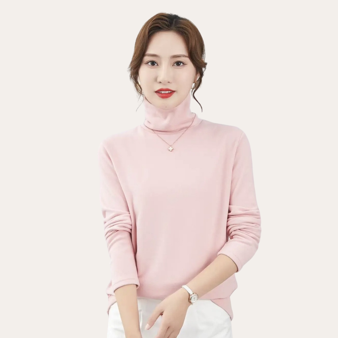 Damen Rollkragenpullover Langarm Elegant | Vestea