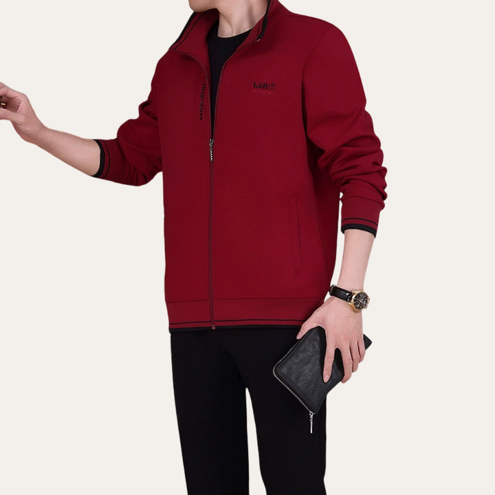 Herren Freizeitanzug Zweiteiler mit Reißverschluss Sport Set | Vestea
