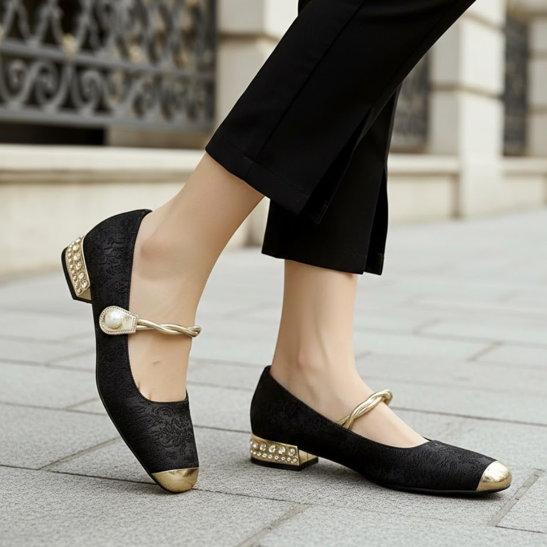 Chaussures à brides pour femmes Fermeture à boucle Semelle rembourrée