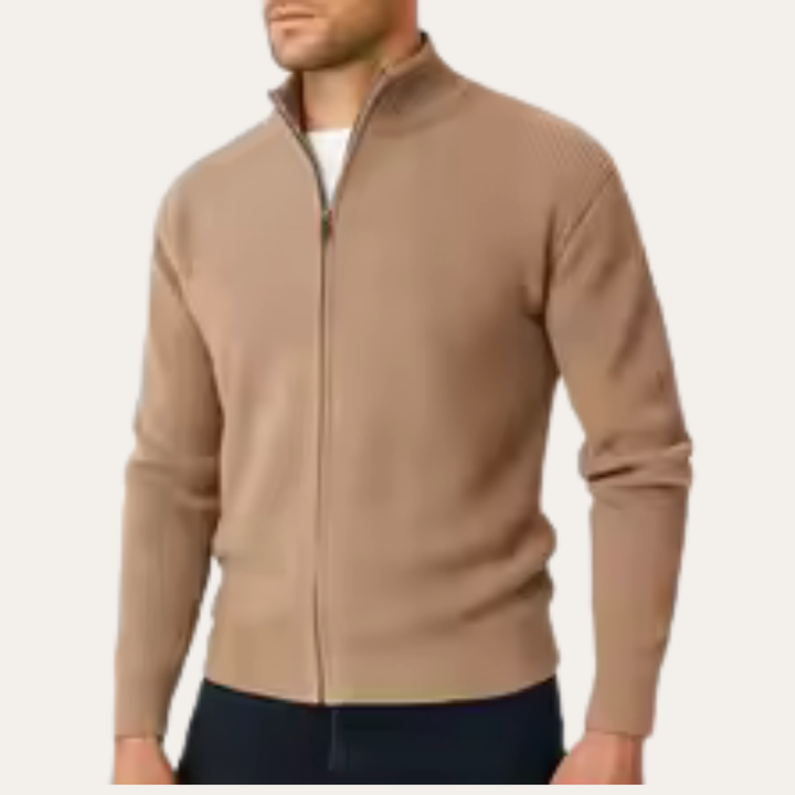 Herren Strickjacke mit Reißverschluss Komfort | Vestea