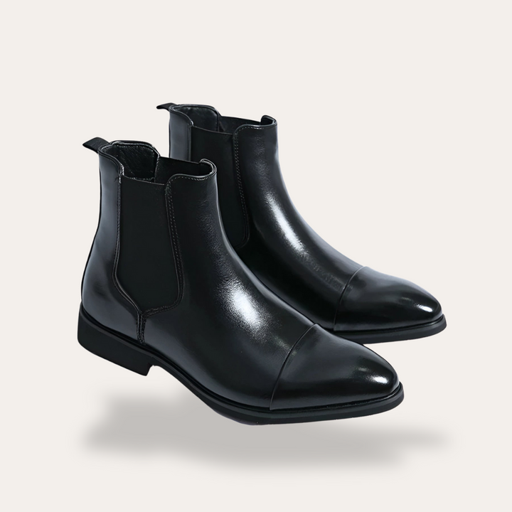 Herren Orthopädische Chelsea Boots aus Leder | Vestea