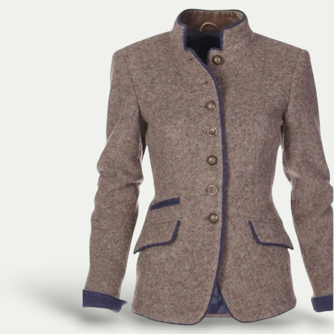 Damen Blazer Wolle Slim Fit | Vestea