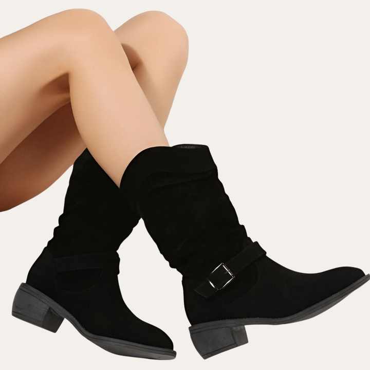 Damen Orthopädische Stiefeletten mit Absatz | Vestea