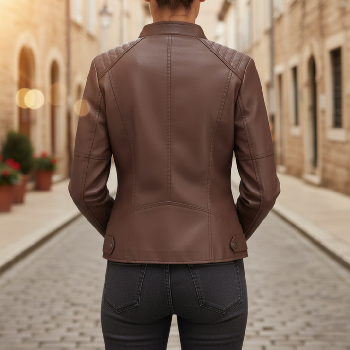 Damen Bikerjacke Kurz | Vestea