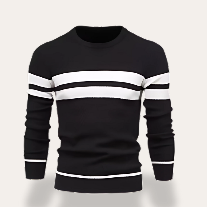 Herren Pullover Rundhals Strick Sweatshirt | Vestea