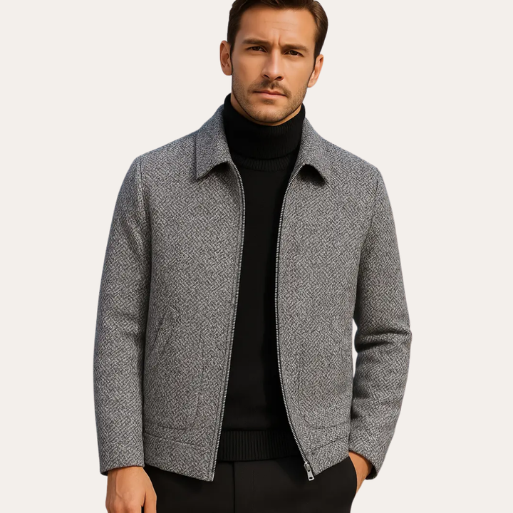 Herren Jacke Wollmix Modern | Vestea