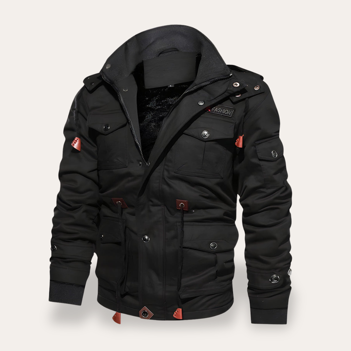 Herren Baumwolljacke Gefüttert Freizeitjacke Outdoor | Vestea
