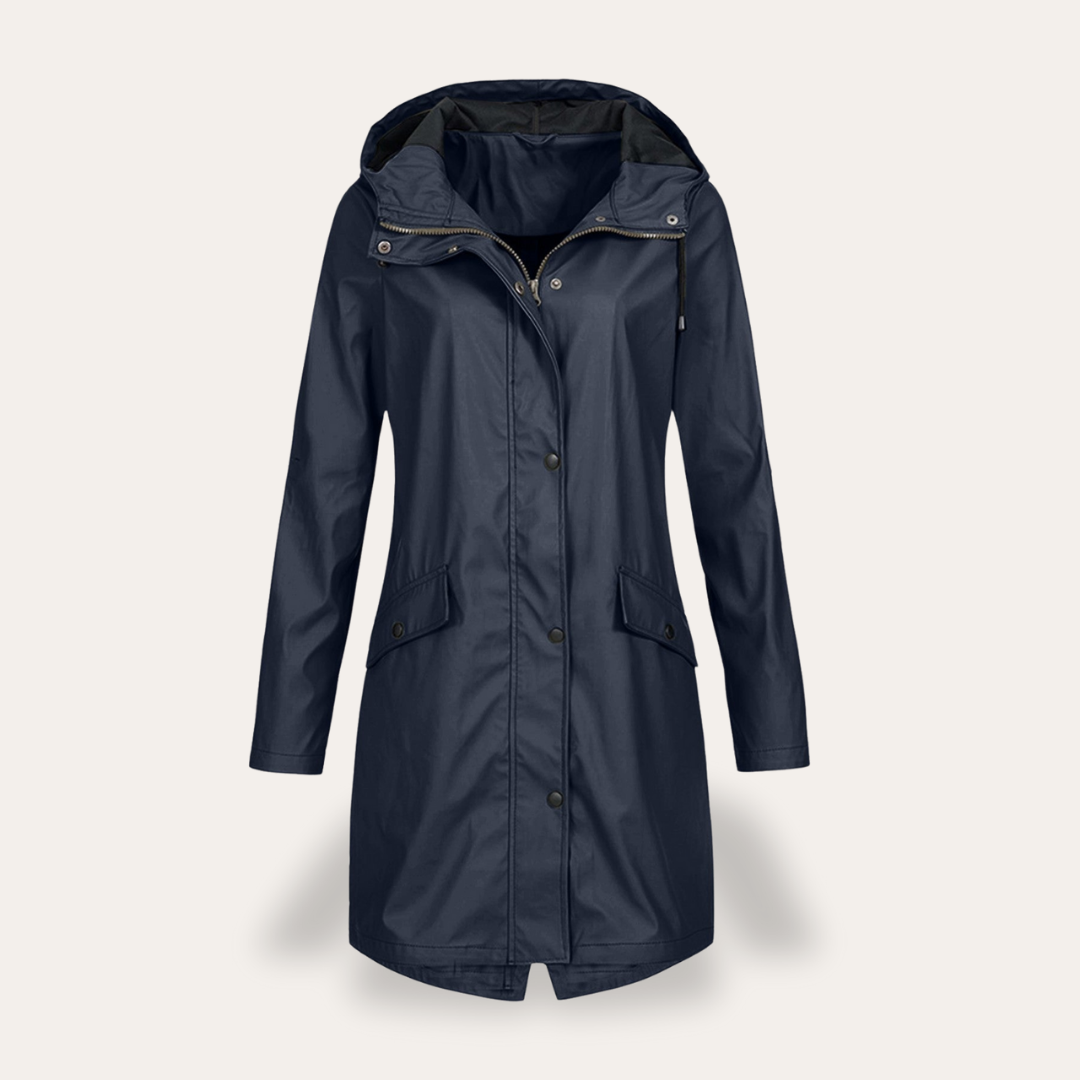 Damen Parka Übergangsjacke mit Kapuze Wasserdicht | Vestea